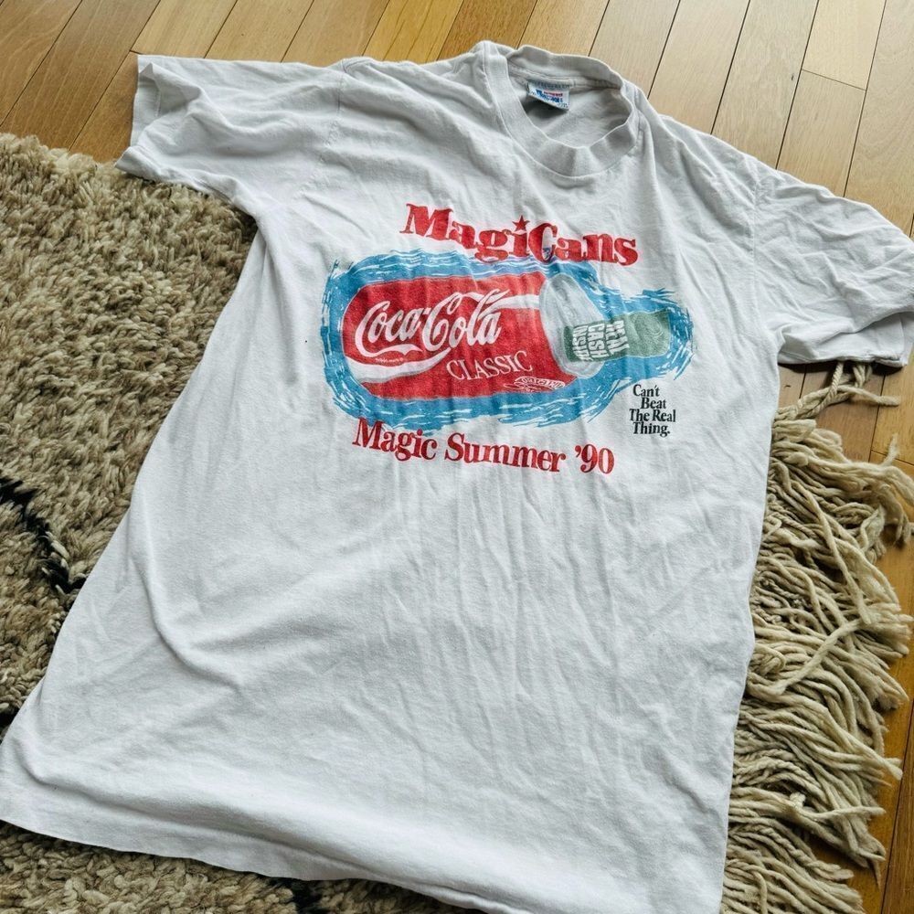 VINTAGE cocoa cola‎ classic magicans t-shirt